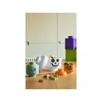 LEGO Παιδικό Κουτί Αποθήκευσης από Πλαστικό Mini Skeleton Λευκό 10.2x12x10.2cm 40330813 - Image 6