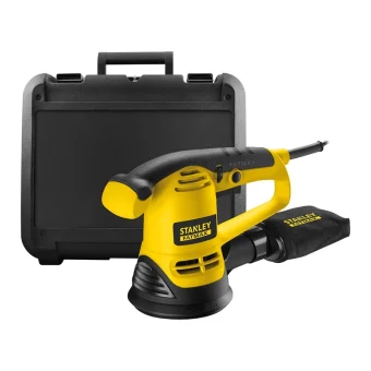Stanley Έκκεντρο Τριβείο 125mm Ρεύματος 480W με Ρύθμιση Ταχύτητας και με Σύστημα Αναρρόφησης FME440K-QS