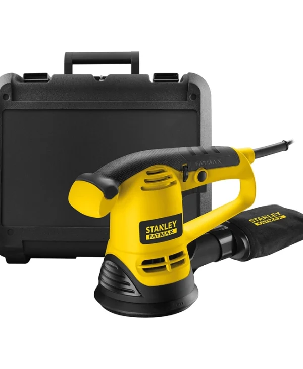Stanley Έκκεντρο Τριβείο 125mm Ρεύματος 480W με Ρύθμιση Ταχύτητας και με Σύστημα Αναρρόφησης FME440K-QS