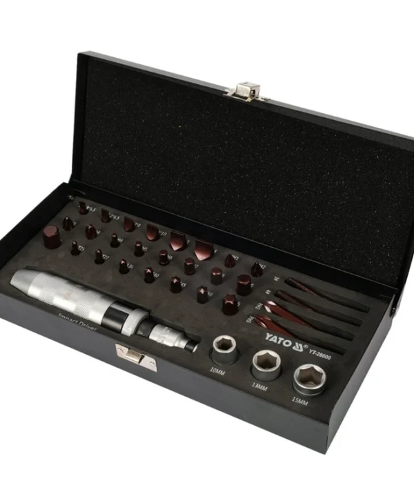 Yato Impact Screwdriver 32 Pieces Bits YT-28000