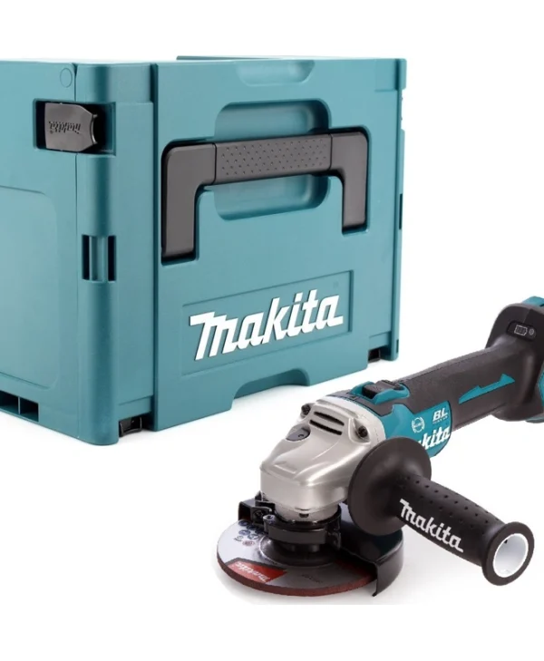 Makita Τροχός 125mm Μπαταρίας Brushless με Ρύθμιση Στροφών 18V Solo DGA513ZJ