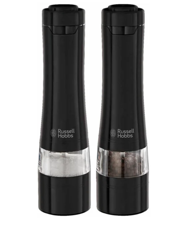 Russell Hobbs Classics Σετ Ηλεκτρικοί Μύλοι Μπαχαρικών Inox σε Μαύρο Χρώμα 2τμχ 28010-56