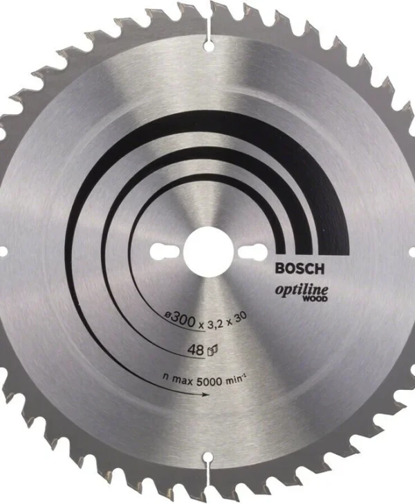 Bosch Δίσκος Κοπής Ξύλου με 48 Δόντια 300mm 2608640672