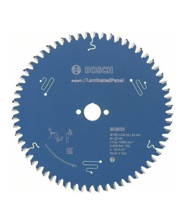Bosch Δίσκος Κοπής για Πάνελ με 60 Δόντια 190mm 2608644129