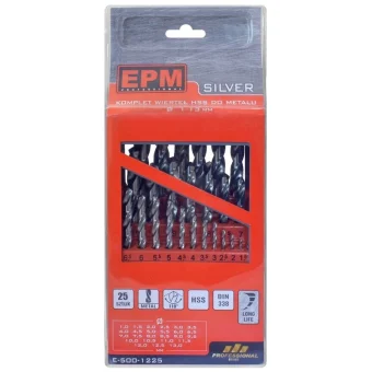 EPM Σετ 25 Διαμαντοτρύπανα HSS για Μέταλλο E-500-1225