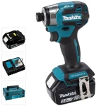 Makita Παλμικό Κατσαβίδι Μπαταρίας Brushless 18V 2x5Ah DTD173RTJ - Image 2