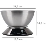 Eldom Ψηφιακή Ζυγαριά Κουζίνας 1gr/5kg Γκρι IK3701 - Image 6