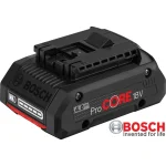 Bosch Σετ 2 Μπαταριών Εργαλείου Λιθίου 18V Χωρητικότητας 4Ah με Φορτιστή GAL 18V-40 1600A01BA3 - Image 2
