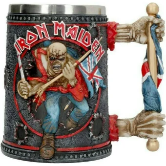 Nemesis Now Iron Maiden - Tankard Trooper Ποτήρι Μπύρας από Πλαστικό σε Μαύρο Χρώμα B4127M8
