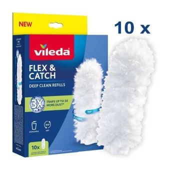 Vileda Ανταλλακτικό Σφουγγαρίστρας Flex&catch 10τμχ 177662