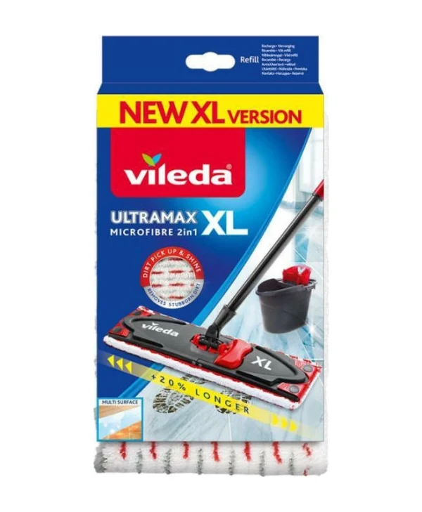 Vileda Σκούπα με Μικροίνες Ultramax XL Microfibre 2 in 1 160933