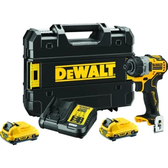 Dewalt Παλμικό Κατσαβίδι Μπαταρίας Brushless 12V 2x2Ah BD-DCF601D2