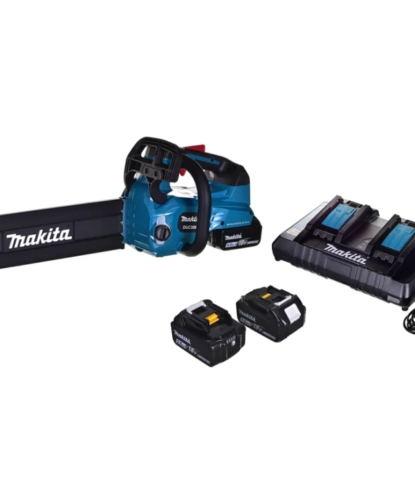 Makita Αλυσοπρίονο Μπαταρίας 2x5Ah Brushless 36V 3.5kg με Λάμα 30cm DUC306PT2B