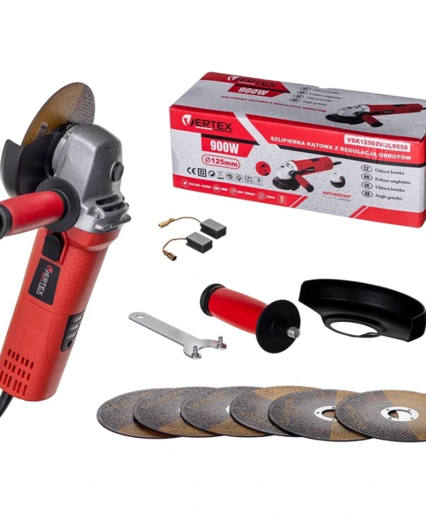Vertex Τροχός 125mm Ρεύματος 850W με Ρύθμιση Στροφών VSK12502V