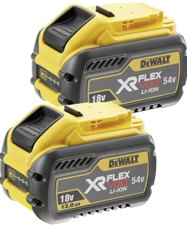 DEWALT Σετ 2 Μπαταριών Εργαλείου Λιθίου 18V με Χωρητικότητα 12Ah DCB548Y2-XJ