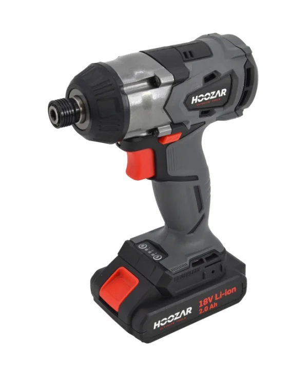 Hoozar Παλμικό Κατσαβίδι Μπαταρίας Brushless 18V 2x2Ah AW06132
