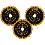 Dewalt Δίσκος Κοπής Ξύλου 190mm 3τμχ 1270988