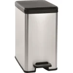 Kadax Bin Slim Bin Κάδος Απορριμμάτων Πλαστικός Ασημί 25lt 213300