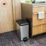 Kadax Bin Slim Bin Κάδος Απορριμμάτων Πλαστικός Ασημί 25lt 213300 - Image 9