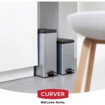 Kadax Bin Slim Bin Κάδος Απορριμμάτων Πλαστικός Ασημί 25lt 213300 - Image 11
