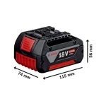 Bosch Μπαταρία Εργαλείου Λιθίου 18V με Χωρητικότητα 4Ah GBA 1600Z00038 - Image 3