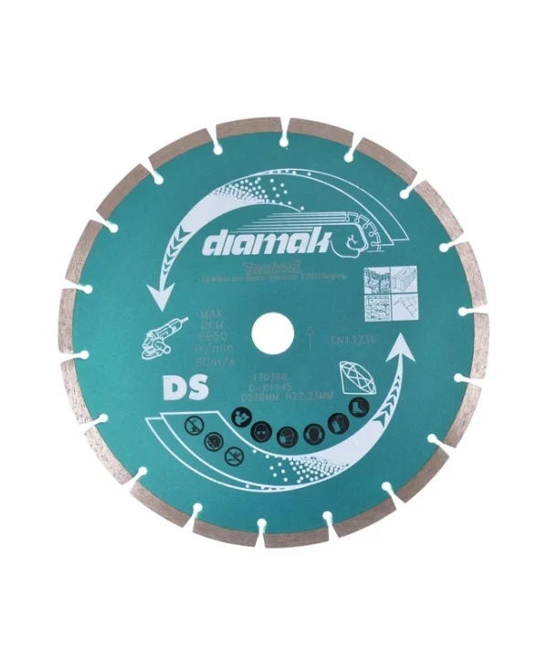 Makita Δίσκος Κοπής Δομικών Υλικών 230mm B-12968