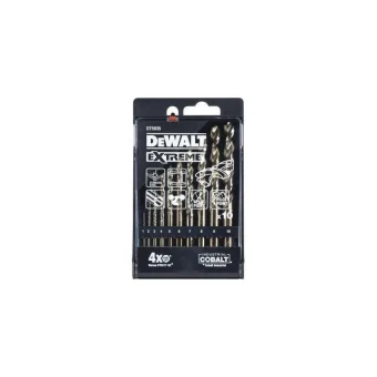 DEWALT Σετ 10 Τρυπάνια Κοβαλτίου με Κυλινδρικό Στέλεχος για Μέταλλο BD-DT5935