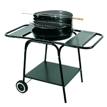 Master Grill & Party Ανοξείδωτη Ψησταριά Κάρβουνου με Θερμόμετρο 46x46εκ. MG906