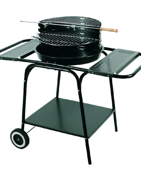 Master Grill & Party Ανοξείδωτη Ψησταριά Κάρβουνου με Θερμόμετρο 46x46εκ. MG906