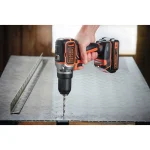 Black & Decker BL186KB Δραπανοκατσάβιδο Μπαταρίας Brushless 18V 2x2Ah BL186K1B2-QW - Image 5