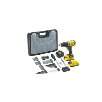 Stanley Κρουστικό Δραπανοκατσάβιδο Μπαταρίας Brushless 18V 2x2Ah SFMCD715D2A-QW