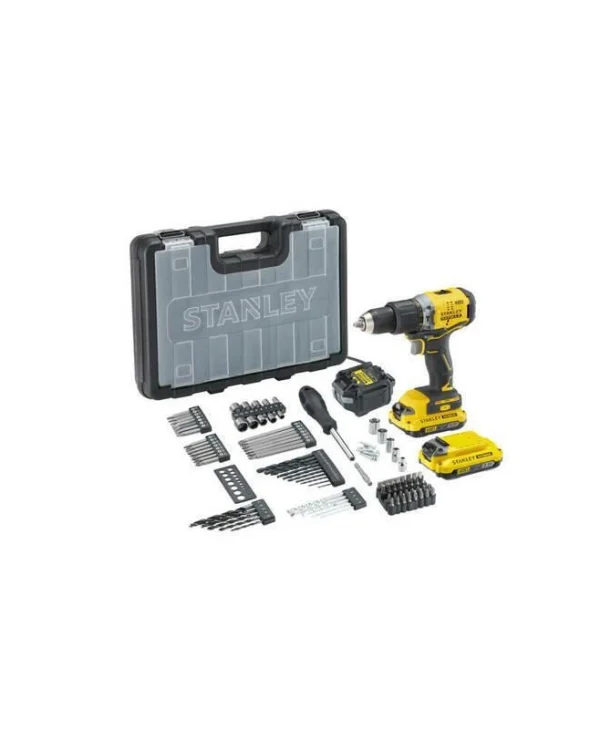Stanley Κρουστικό Δραπανοκατσάβιδο Μπαταρίας Brushless 18V 2x2Ah SFMCD715D2A-QW