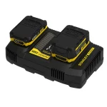 Stanley Φορτιστής Μπαταριών Εργαλείου 20V Fatmax Dual Bay SF-SFMCB24