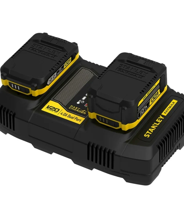Stanley Φορτιστής Μπαταριών Εργαλείου 20V Fatmax Dual Bay SF-SFMCB24