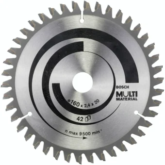Bosch Δίσκος Κοπής Ξύλου με 42 Δόντια 160mm 2608640503