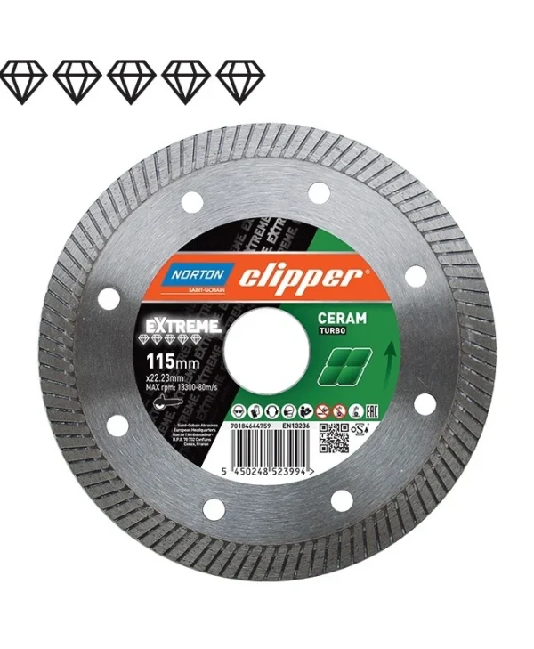 Norton Δίσκος Κοπής Δομικών Υλικών 230mm 70184627653