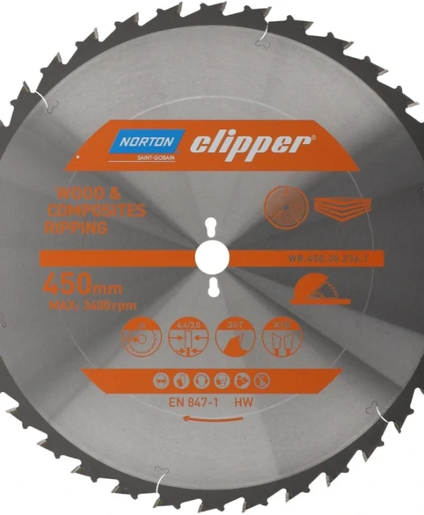Norton Pro Norton Δίσκος Κοπής Ξύλου με 36 Δόντια 70184631830