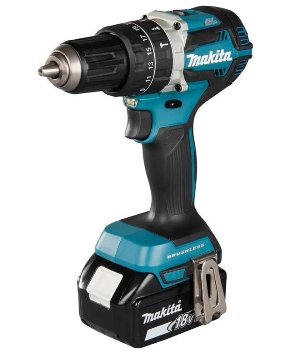 Makita Δραπανοκατσάβιδο Μπαταρίας Brushless 18V 2x3Ah DHP484RFJ