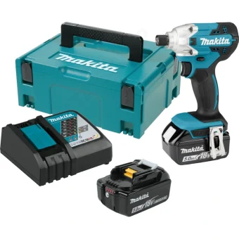 Makita Παλμικό Κατσαβίδι Μπαταρίας 18V 2x5Ah DTD156RTJ