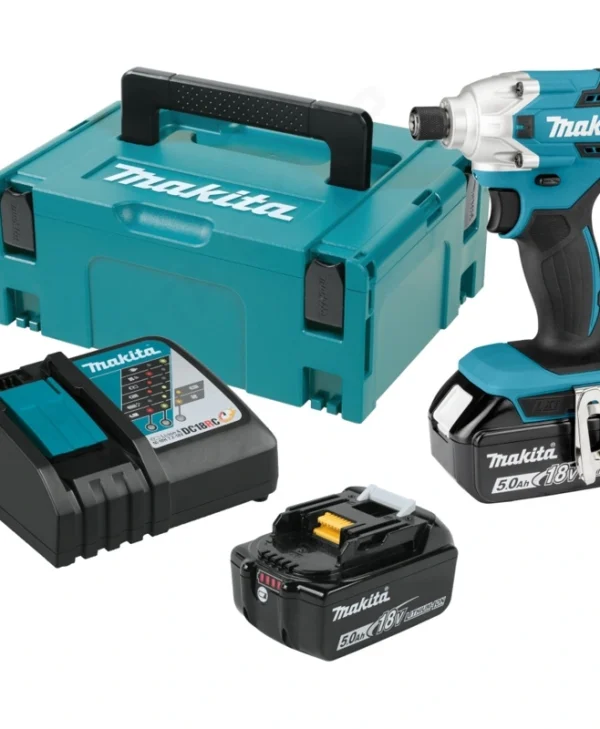 Makita Παλμικό Κατσαβίδι Μπαταρίας 18V 2x5Ah DTD156RTJ