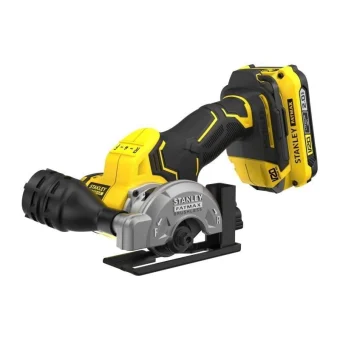 Stanley V20 Δισκοπρίονο Brushless 18V 2x2Ah με Σύστημα Αναρρόφησης SFMCM300D2-QW