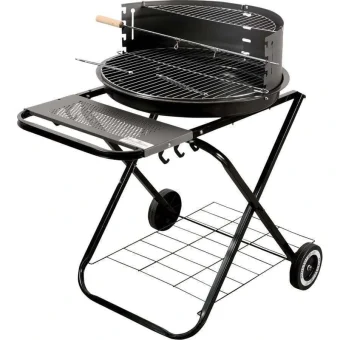 Master Grill & Party Ανοξείδωτη Ψησταριά Κάρβουνου με Θερμόμετρο 84x84εκ. MG925A