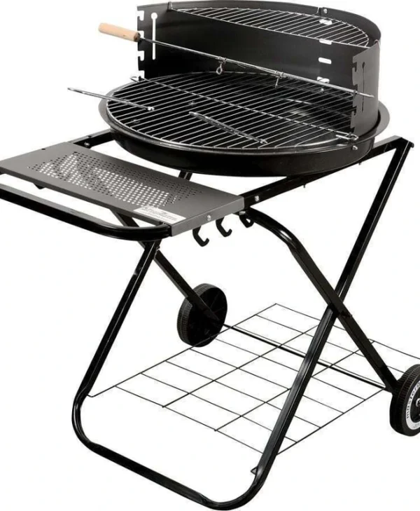 Master Grill & Party Ανοξείδωτη Ψησταριά Κάρβουνου με Θερμόμετρο 84x84εκ. MG925A