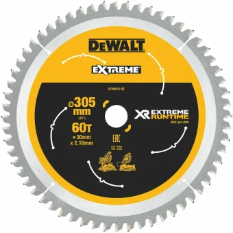 Dewalt Δίσκος Κοπής Ξύλου με 60 Δόντια 305mm DT99575-QZ