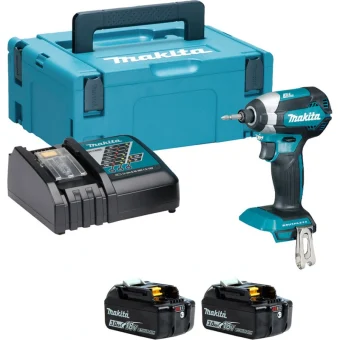 Makita LXT Παλμικό Κατσαβίδι Μπαταρίας 18V 2x3Ah DTD153RFJ