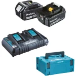 Makita Σετ 2 Μπαταριών Εργαλείου Λιθίου 18V Χωρητικότητας 6Ah με Φορτιστή DC18RD 198077-8 - Image 4