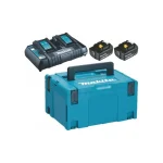 Makita Σετ 2 Μπαταριών Εργαλείου Λιθίου 18V Χωρητικότητας 6Ah με Φορτιστή DC18RD 198077-8 - Image 8