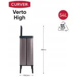 Curver Κάδος Ανακύκλωσης Πλαστικός Ροζ 54lt 1080907 - Image 2