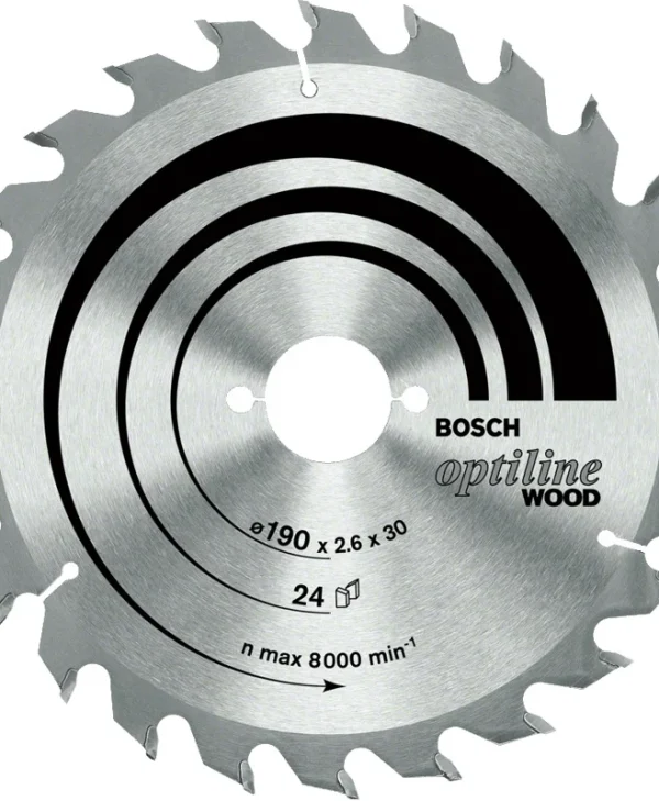 Bosch Optiline Wood Δίσκος Κοπής Ξύλου 216mm 2608640641