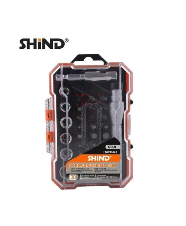 Shind Κατσαβίδι με 30 Εναλλασσόμενες Μύτες SHI-94473